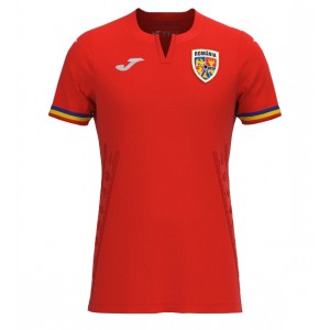 Romania Jalkapallovaatteet Vieraspaita EM-Kisat 2024 Lyhythihainen